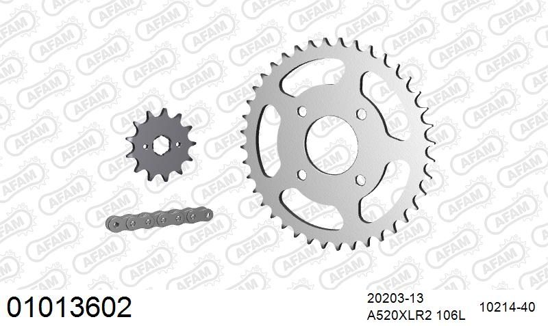 520XLR2 106 ARS (CLIP) & SPROCKETS