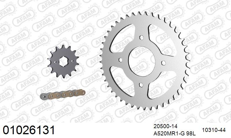 520MR2 98 ARS (CLIP) GOLD & SPROCKETS