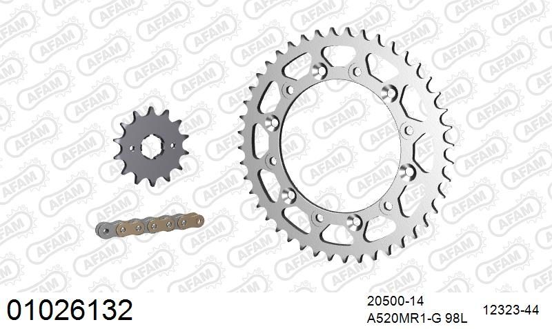 520MR2 98 ARS (CLIP) GOLD & SPROCKETS
