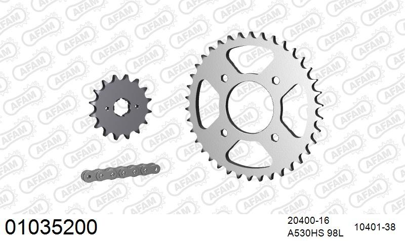 530HS 98 AR (CLIP) & SPROCKETS