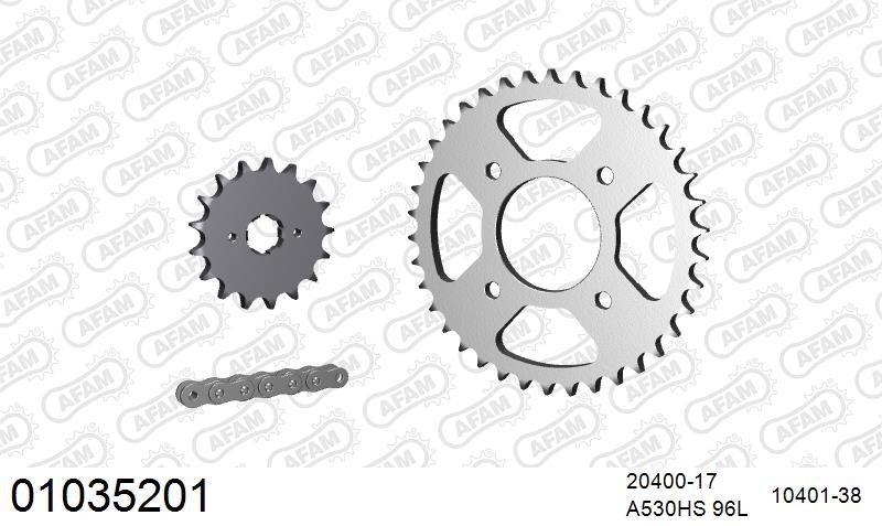 530HS 96 AR (CLIP) & SPROCKETS