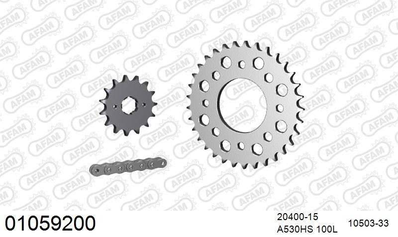 530HS 100 AR (CLIP) & SPROCKETS