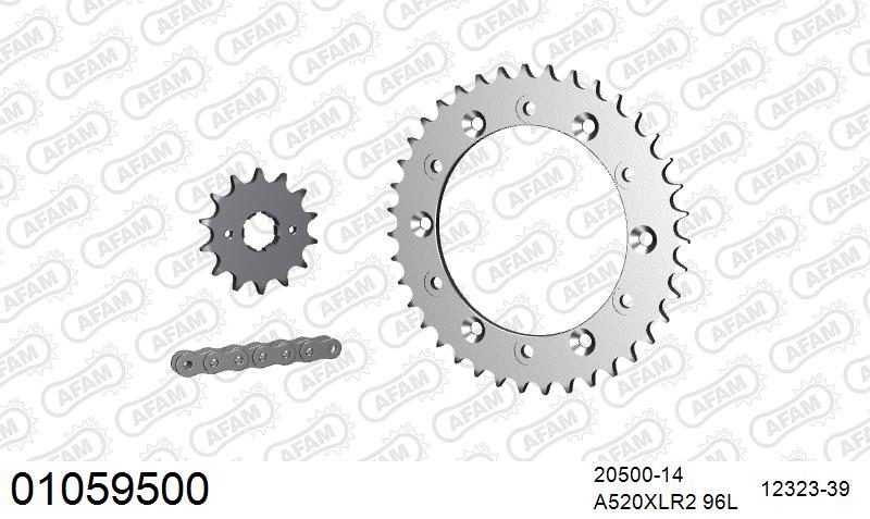 520XRR3 96 ARS (CLIP) GOLD & SPROCKETS