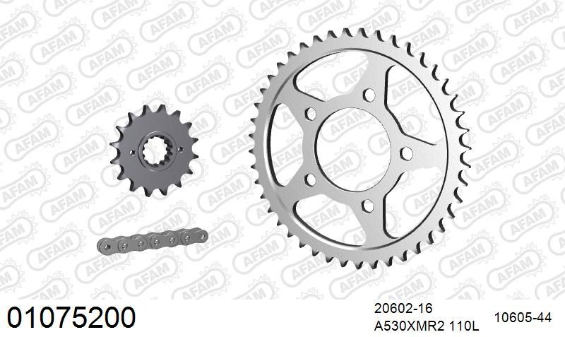 530XMR3 110 MRS (RIVET) & SPROCKETS