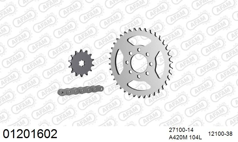 420M 104 AR (CLIP) & SPROCKETS