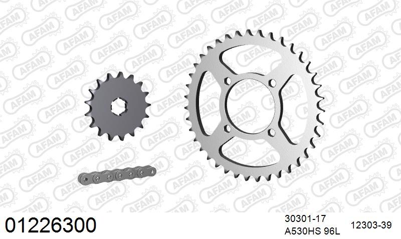 530HS 96 AR (CLIP) & SPROCKETS