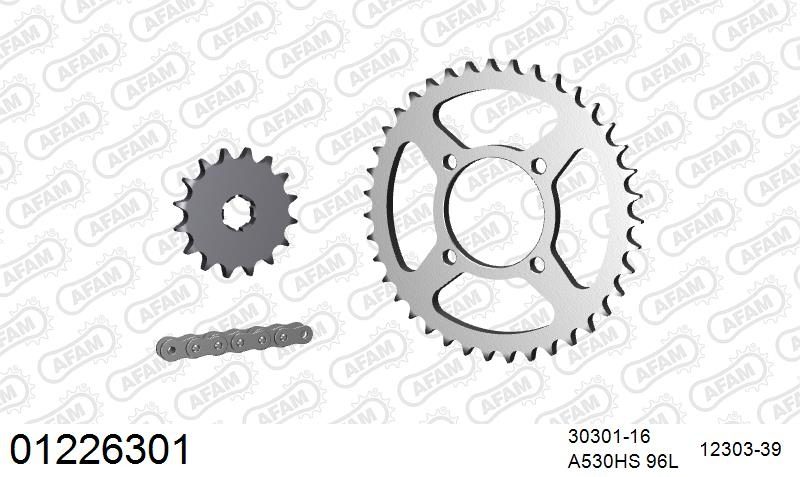 530HS 96 AR (CLIP) & SPROCKETS