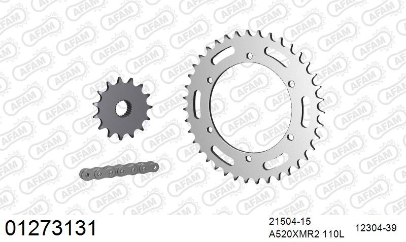 520XMR3 110 MRS (RIVET) & SPROCKETS
