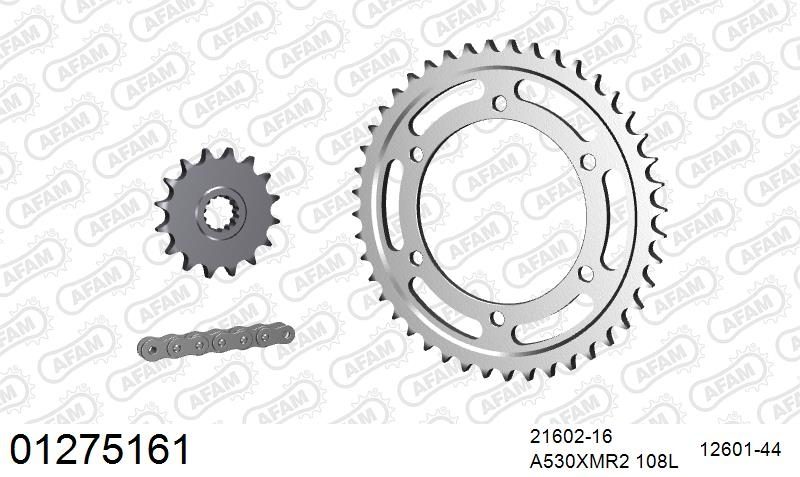 530XMR3 108 MRS (RIVET) & SPROCKETS