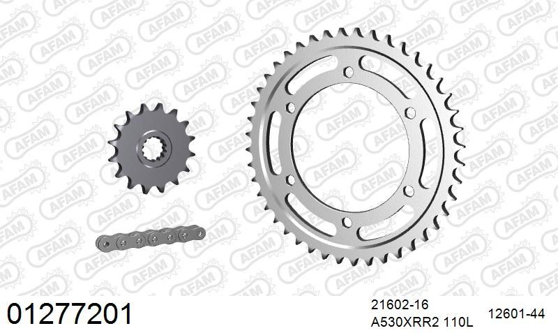 530XMR3 110 MRS (RIVET) & SPROCKETS