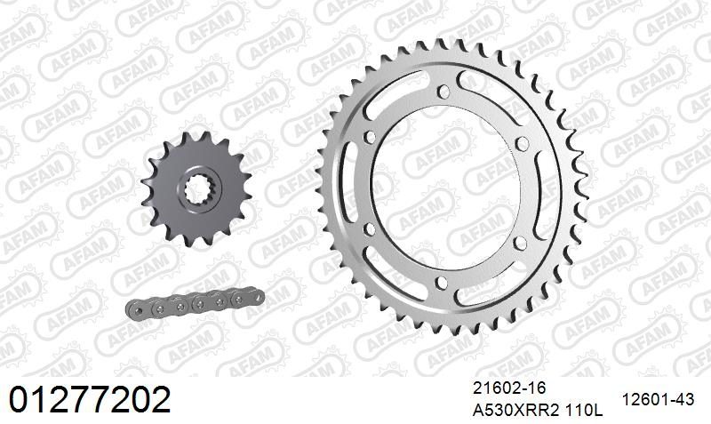 530XMR3 110 MRS (RIVET) & SPROCKETS