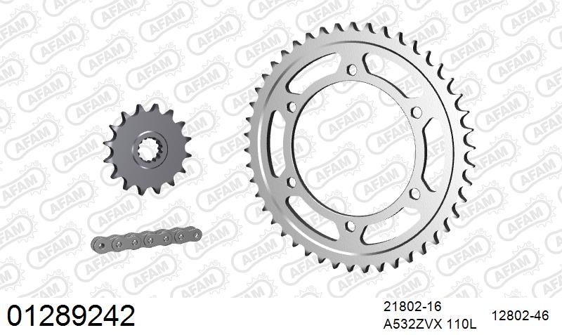 532ZVX 110 MR (RIVET) & SPROCKETS