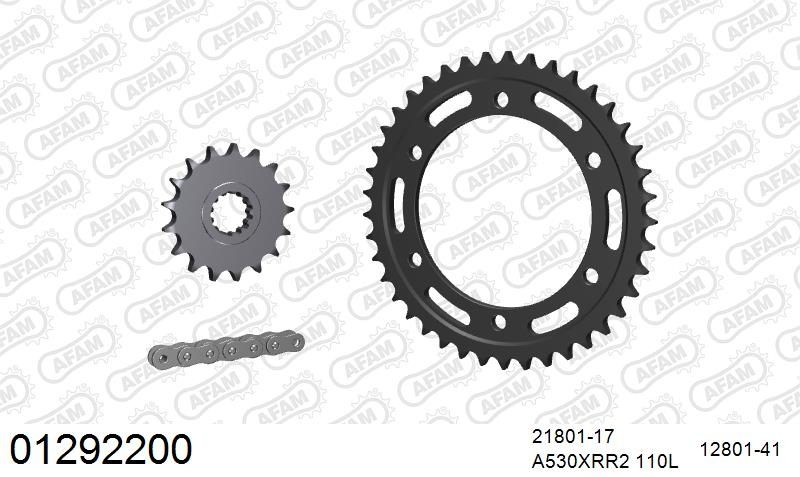530XMR3 110 MRS (RIVET) & SPROCKETS
