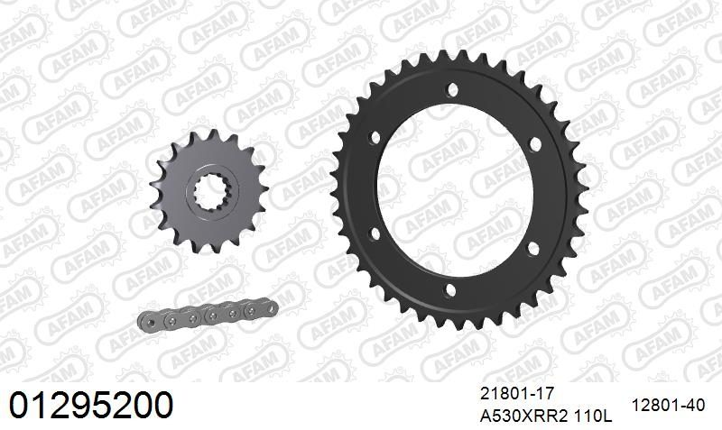 530XMR3 110 MRS (RIVET) & SPROCKETS