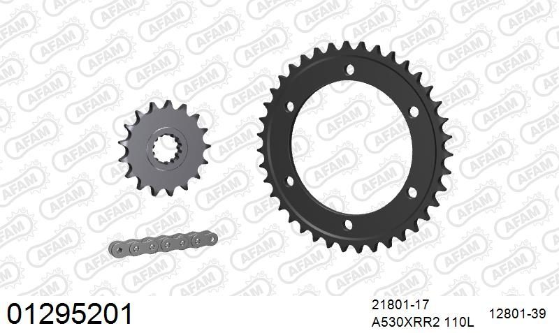 530XMR3 110 MRS (RIVET) & SPROCKETS