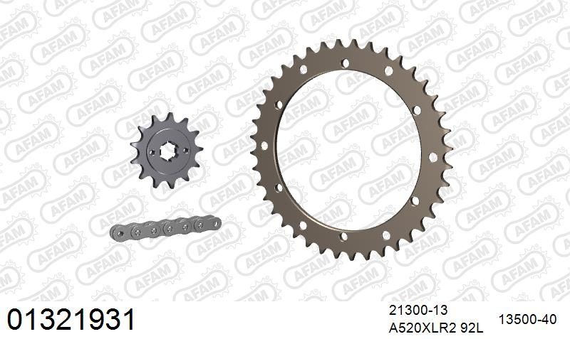 520XRR3 92 ARS (CLIP) GOLD & SPROCKETS