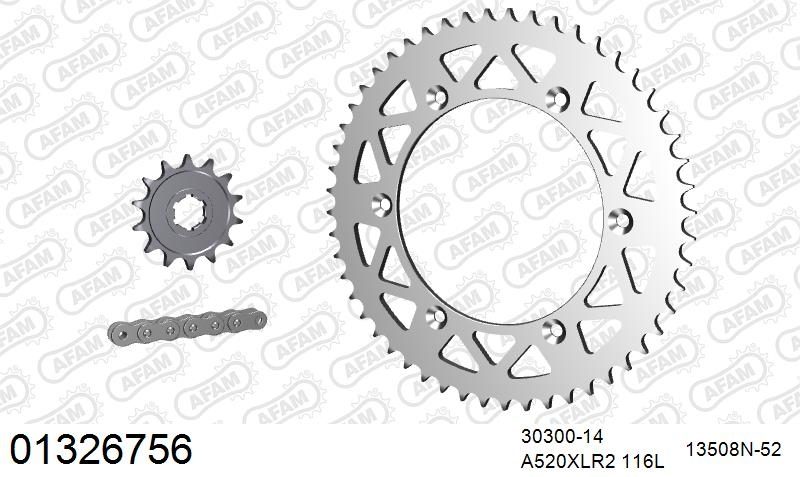 520XRR3 116 ARS (CLIP) GOLD & SPROCKETS