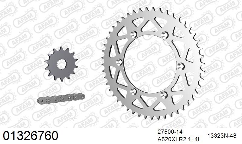 520XRR3 114 ARS (CLIP) GOLD & SPROCKETS