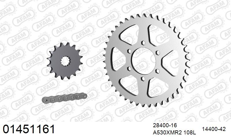 530XMR3 108 MRS (RIVET) & SPROCKETS