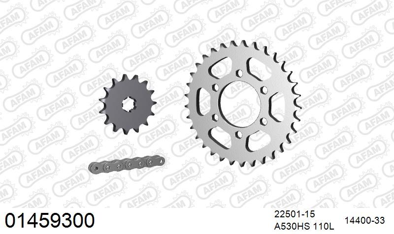 530HS 110 AR (CLIP) & SPROCKETS