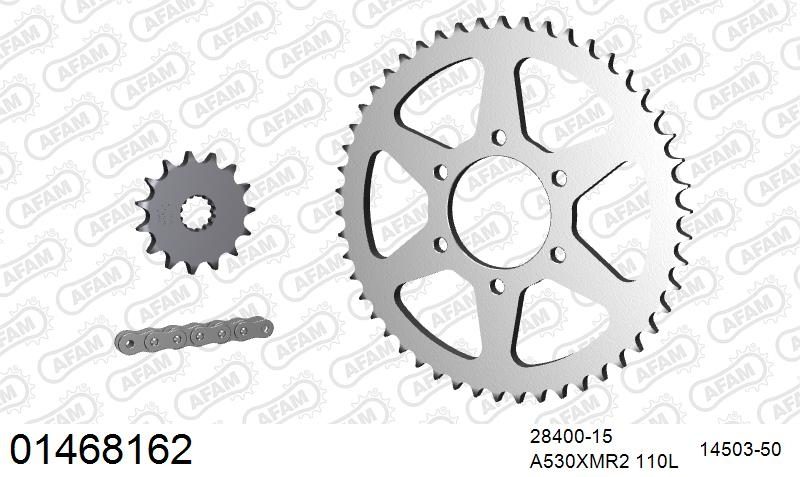 530XMR3 110 MRS (RIVET) & SPROCKETS