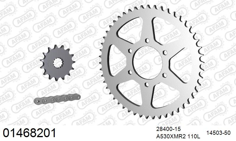 530XMR3 110 MRS (RIVET) & SPROCKETS