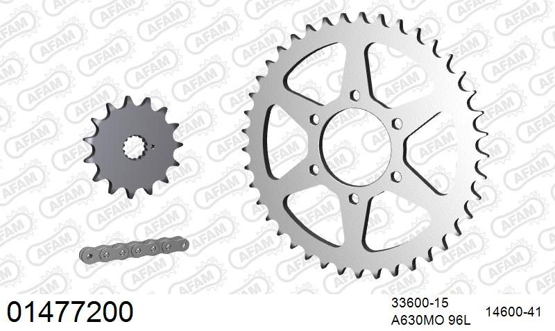 630MO 96 MR (RIVET) & SPROCKETS