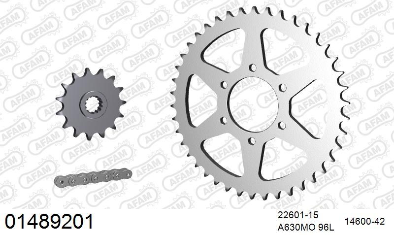 630MO 96 MR (RIVET) & SPROCKETS