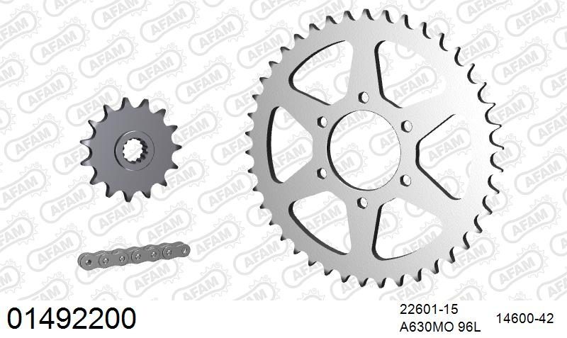 630MO 96 MR (RIVET) & SPROCKETS