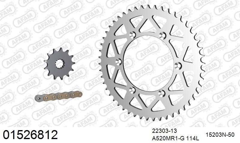 520MR2 114 ARS (CLIP) GOLD & SPROCKETS