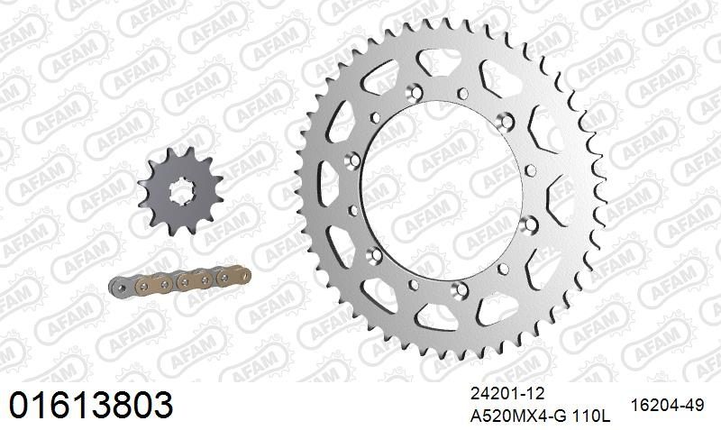520MR2 110 ARS (CLIP) GOLD & SPROCKETS