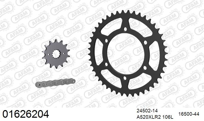 520XRR3 106 ARS (CLIP) GOLD & SPROCKETS