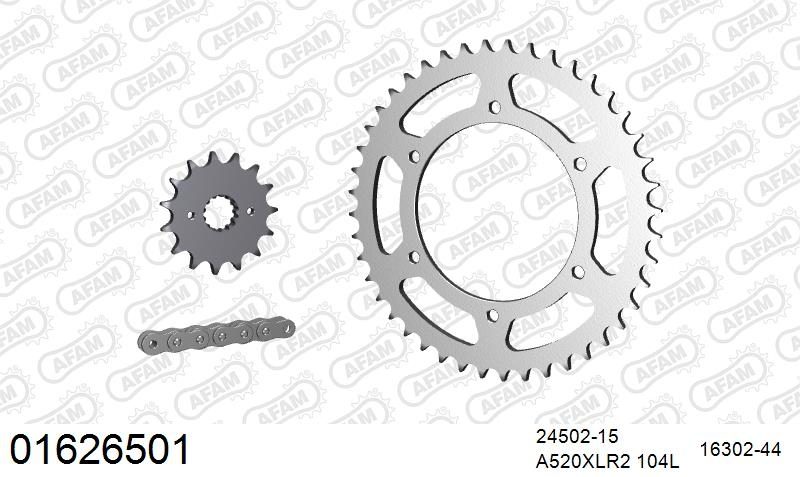 520XRR3 104 ARS (CLIP) GOLD & SPROCKETS