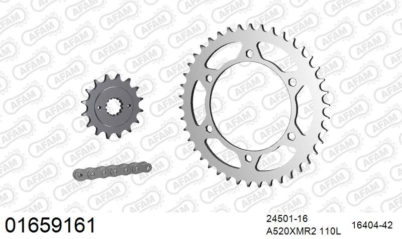 520XMR3 110 MRS (RIVET) & SPROCKETS