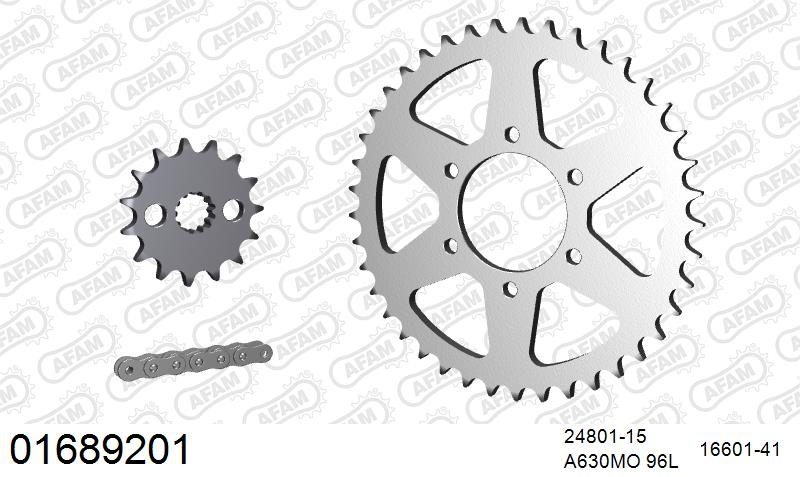 630MO 96 MR (RIVET) & SPROCKETS
