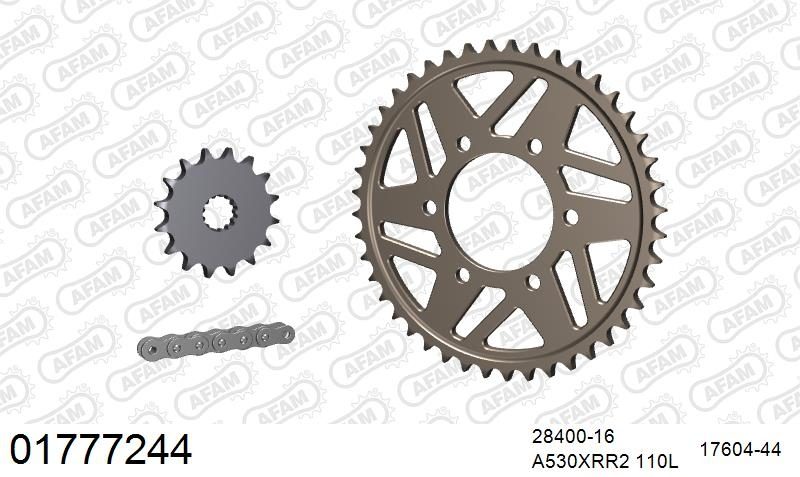 530XMR3 110 MRS (RIVET) & SPROCKETS