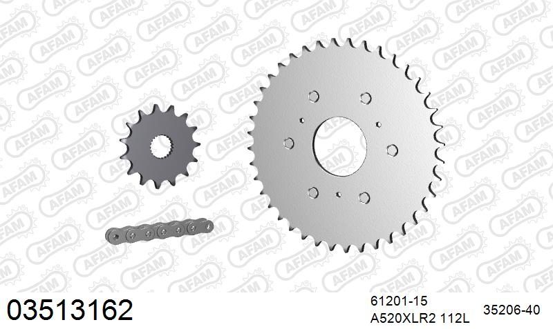 520XLR2 112 ARS (CLIP) & SPROCKETS