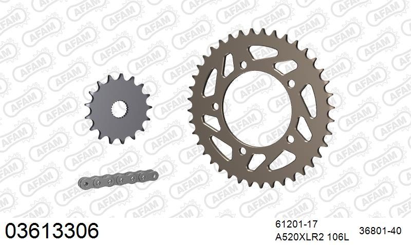 520XLR2 110 ARS (CLIP) & SPROCKETS