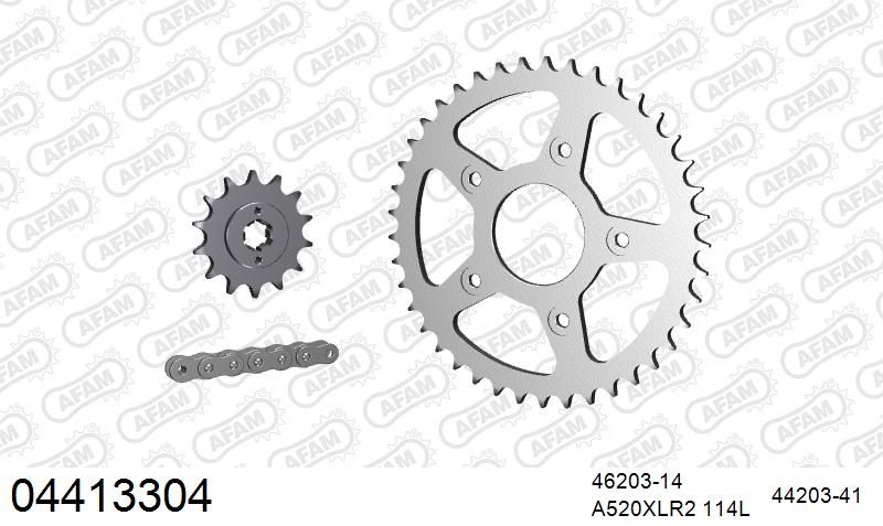 520XLR2 114 ARS (CLIP) & SPROCKETS
