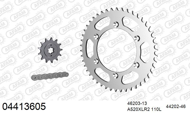 520XLR2 110 ARS (CLIP) & SPROCKETS