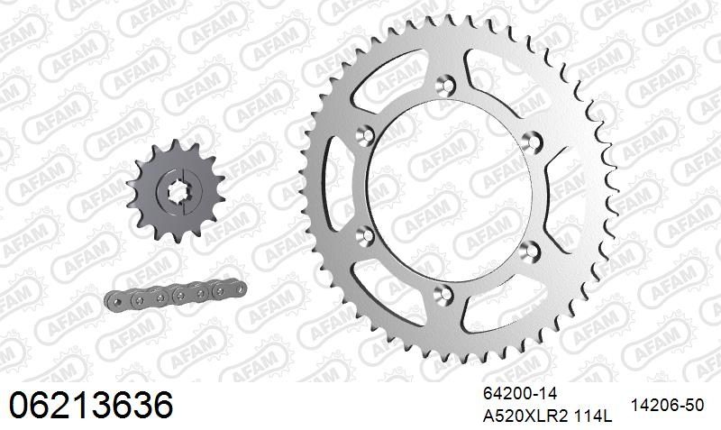 520XLR2 114 ARS (CLIP) & SPROCKETS
