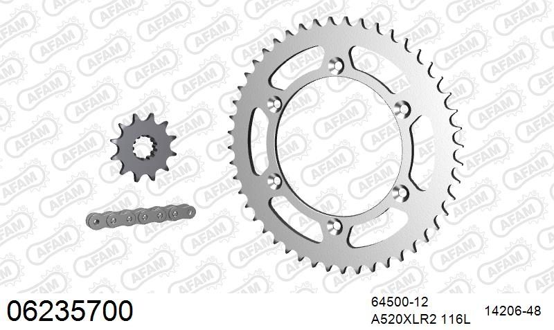520XRR3 116 ARS (CLIP) GOLD & SPROCKETS