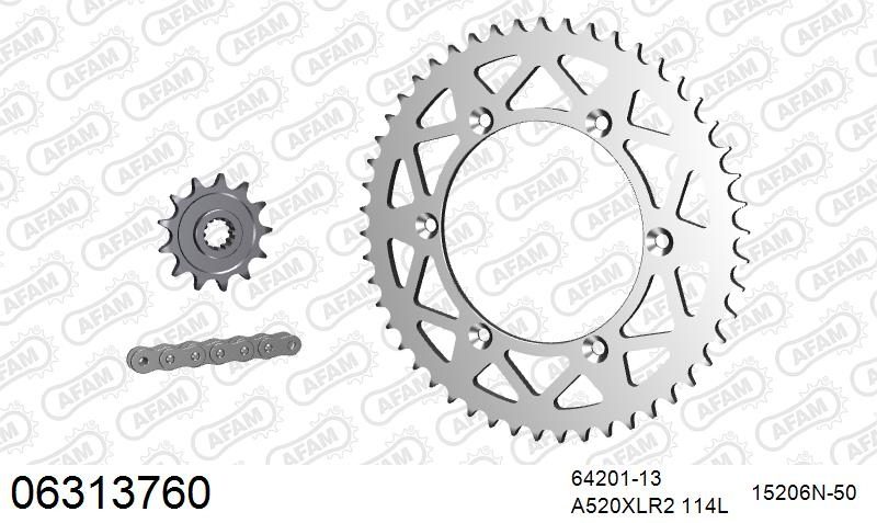 520XRR3 112 ARS (CLIP) GOLD & SPROCKETS