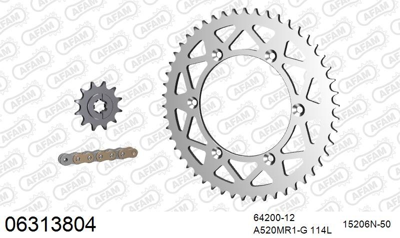 520MR2 114 ARS (CLIP) GOLD & SPROCKETS