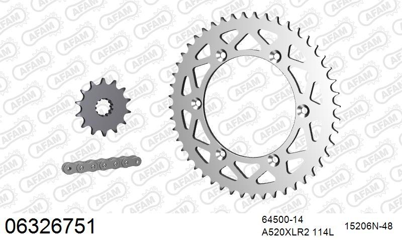 520XRR3 114 ARS (CLIP) GOLD & SPROCKETS