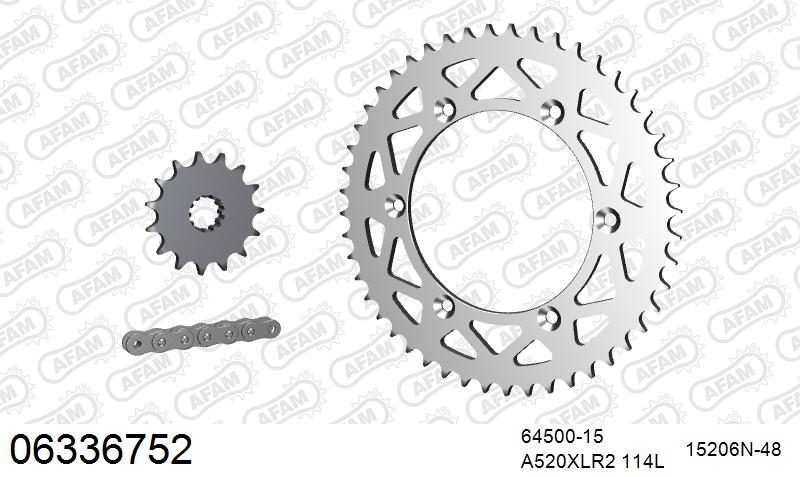520XRR3 114 ARS (CLIP) GOLD & SPROCKETS