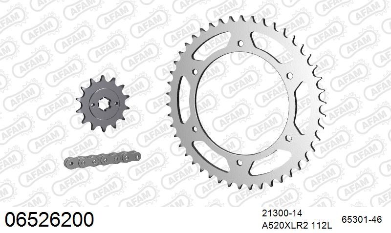 520XRR3 112 ARS (CLIP) GOLD & SPROCKETS