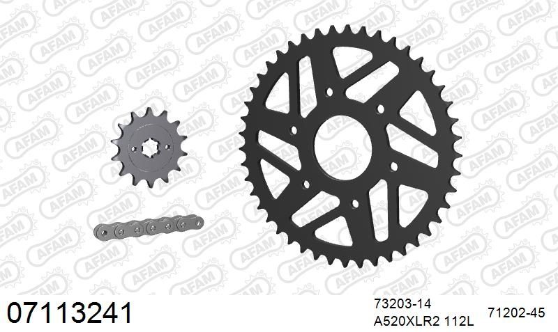520XLR2 118 ARS (CLIP) & SPROCKETS