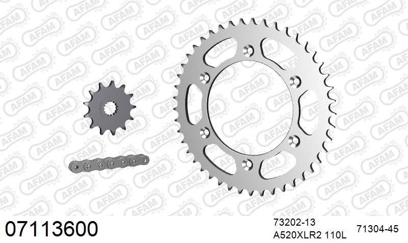520XLR2 110 ARS (CLIP) & SPROCKETS