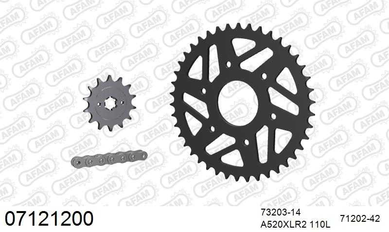 520XLR2 110 ARS (CLIP) & SPROCKETS